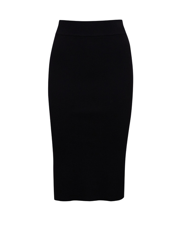 Orsay Μαύρη γυναικεία φούστα με σκίσιμο ORSAY