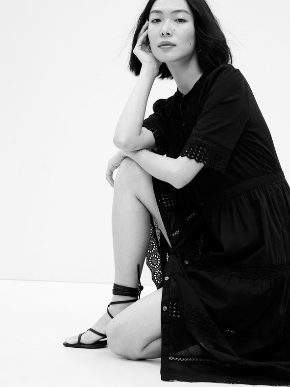 GAP Φόρεμα midi με μαντίλι GAP