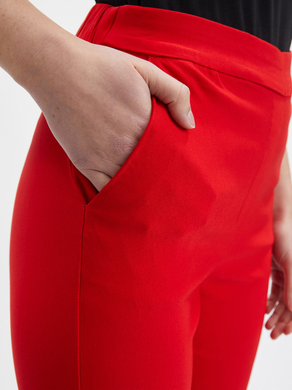 Orsay Κόκκινο γυναικείο παντελόνι ORSAY