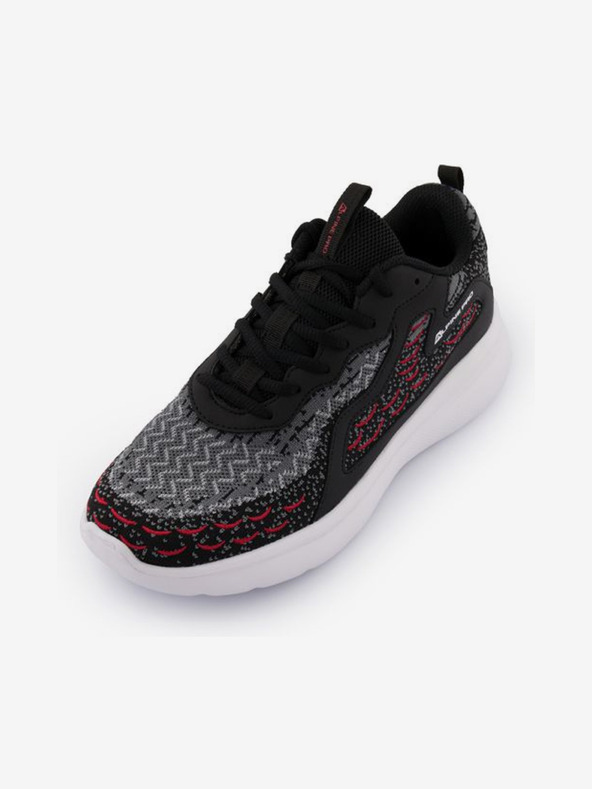 ALPINE PRO Γκρι και μαύρα ανδρικά αθλητικά παπούτσια ALPINE PRO Belver