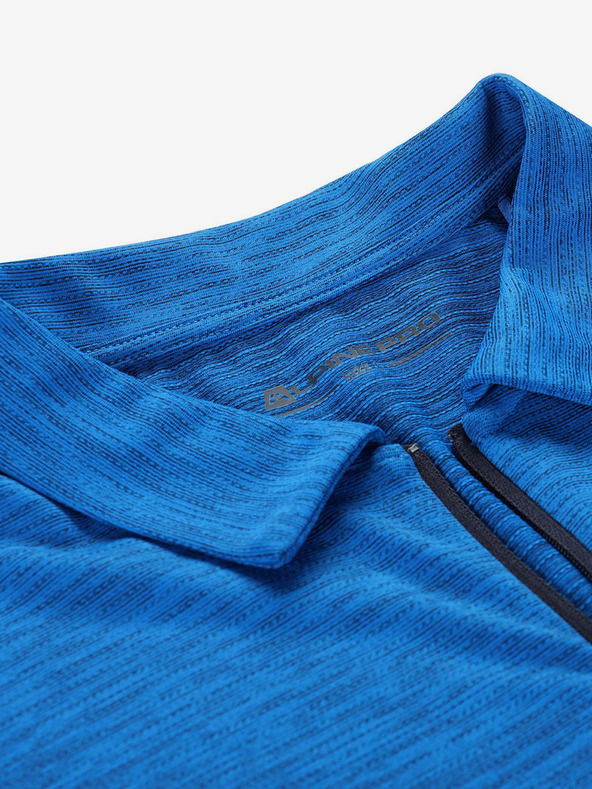 ALPINE PRO Ανδρικό πουκάμισο πόλο που στεγνώνει γρήγορα ALPINE PRO DONN μπλε