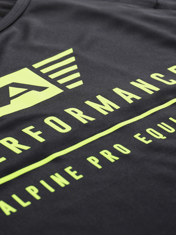 ALPINE PRO Ανδρικό λειτουργικό πουκάμισο με cool-dry ALPINE PRO PANTHER μαύρο