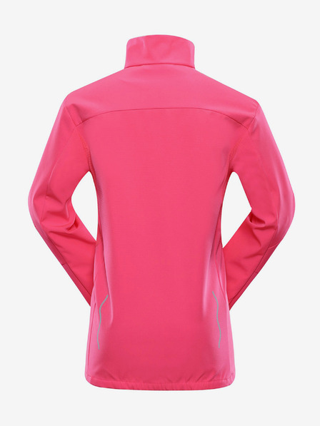 ALPINE PRO Παιδικό σακάκι softshell με μεμβράνη ALPINE PRO MULTO ροζ