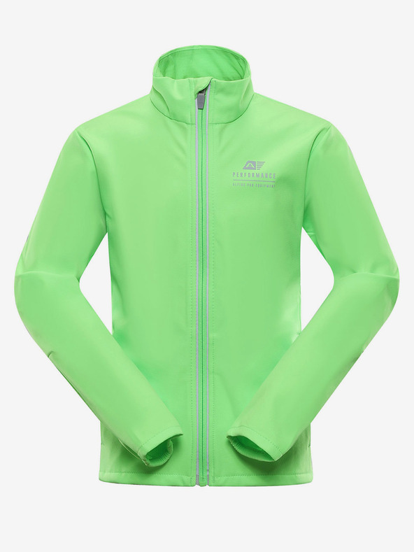 ALPINE PRO Παιδικό μπουφάν softshell με μεμβράνη ALPINE PRO MULTO πράσινο