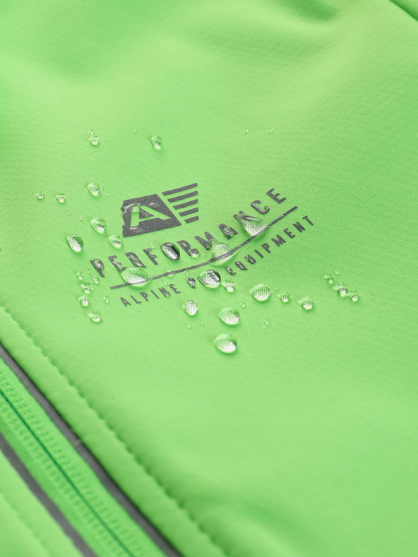 ALPINE PRO Παιδικό μπουφάν softshell με μεμβράνη ALPINE PRO MULTO πράσινο