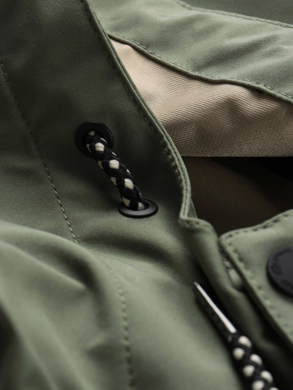 ALPINE PRO Ανδρικό αδιάβροχο μπουφάν με μεμβράνη ptx ALPINE PRO PERFET πράσινο