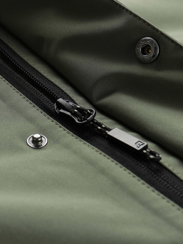 ALPINE PRO Ανδρικό αδιάβροχο μπουφάν με μεμβράνη ptx ALPINE PRO PERFET πράσινο