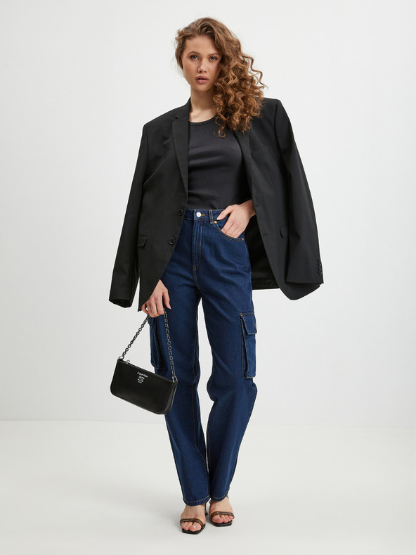 Tom Tailor Denim Σκούρο μπλε γυναικείο τζιν σε ίσια γραμμή Tom Tailor Denim