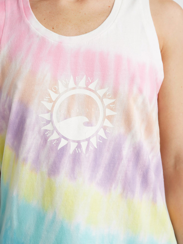 O'Neill Ροζ και τυρκουάζ γυναικείο O'Neill WOW TANKTOP tank top