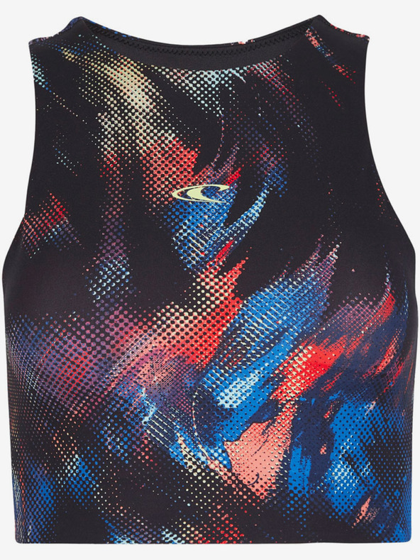 O'Neill Μπλε και μαύρο γυναικείο O'Neill ACTIVE CROPPED TOP