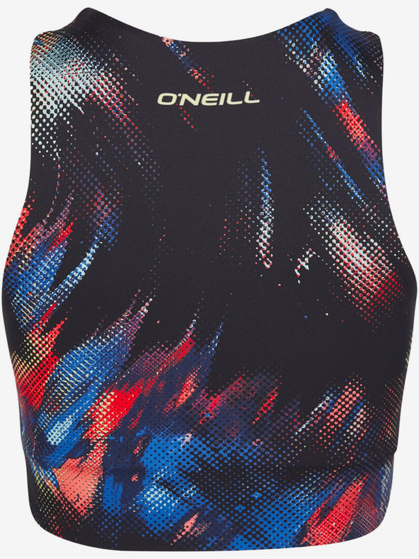O'Neill Μπλε και μαύρο γυναικείο O'Neill ACTIVE CROPPED TOP