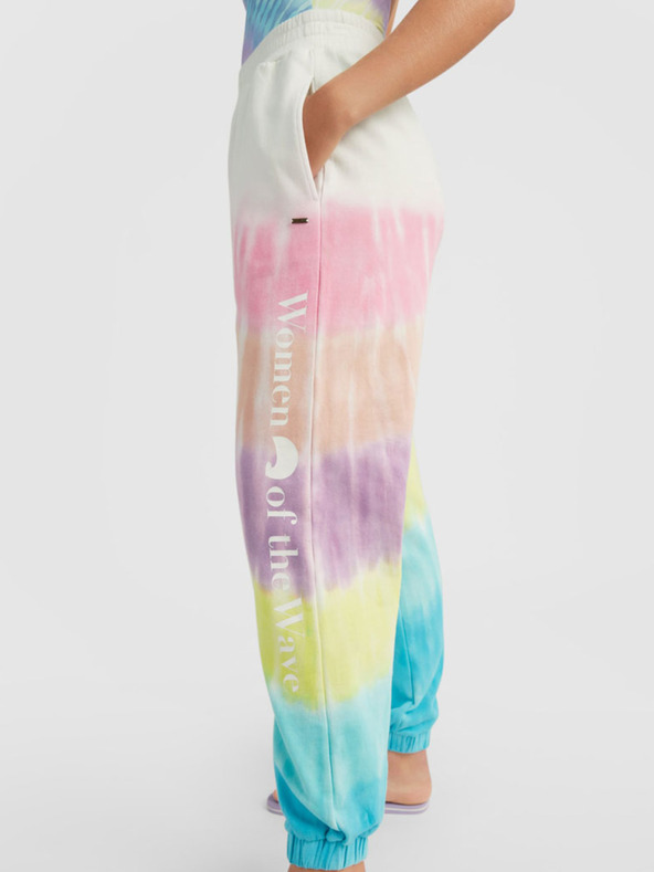 O'Neill Ροζ και τυρκουάζ γυναικείο παντελόνι O'Neill WOMEN OF THE WAVE PANTS