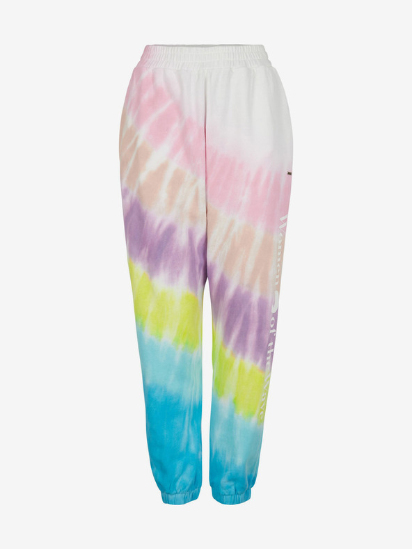 O'Neill Ροζ και τυρκουάζ γυναικείο παντελόνι O'Neill WOMEN OF THE WAVE PANTS