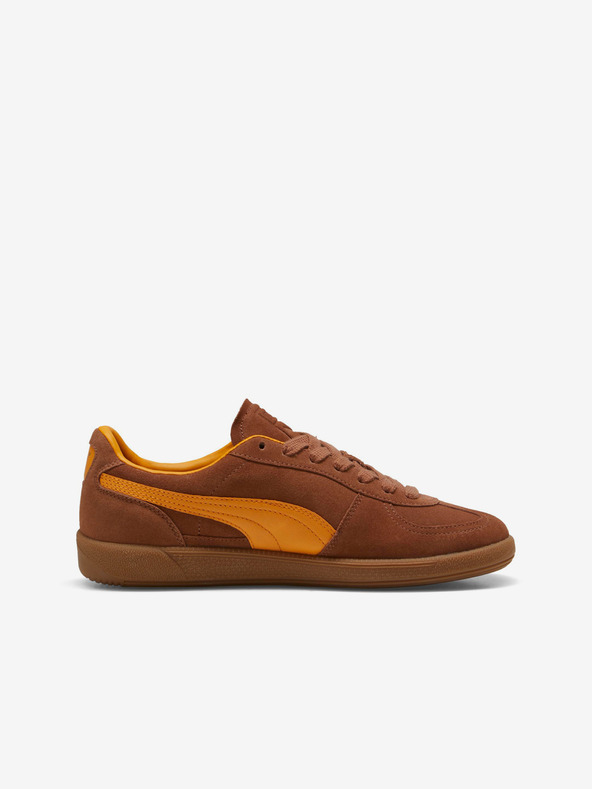 Puma Καφέ ανδρικά σουέτ sneakers Puma Palermo