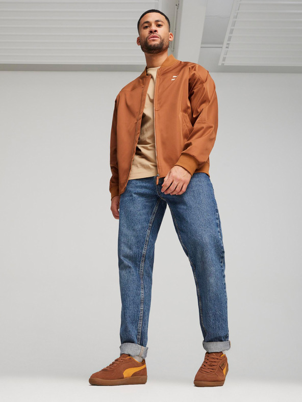 Puma Καφέ ανδρικά σουέτ sneakers Puma Palermo