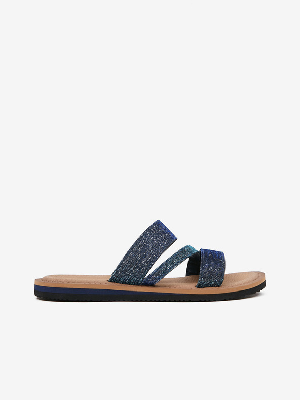 Orsay ORSAY Γυναικείες παντόφλες σκούρου μπλε χρώματος