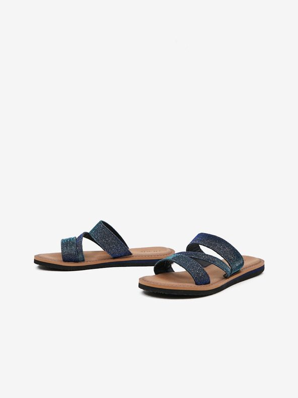 Orsay ORSAY Γυναικείες παντόφλες σκούρου μπλε χρώματος