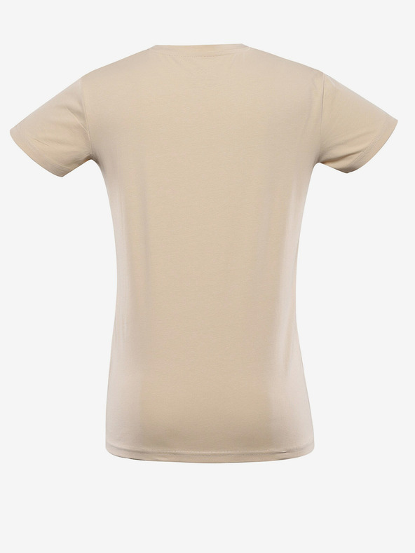 NAX Μπεζ γυναικείο T-shirt NAX NERGA
