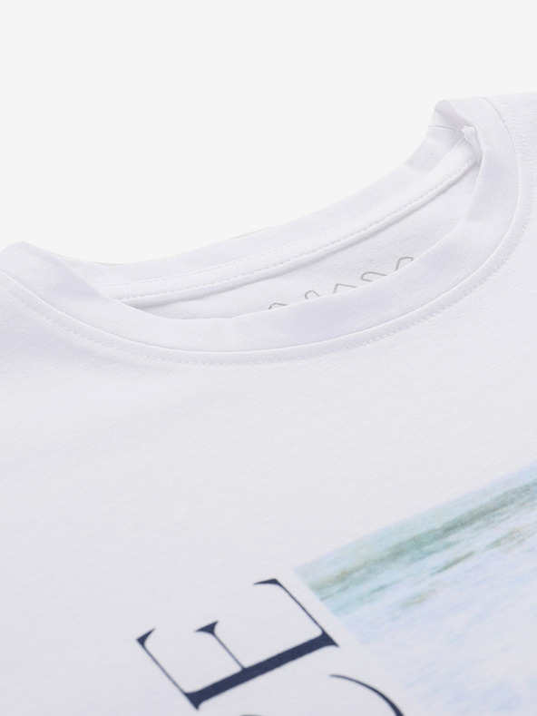 NAX Λευκό γυναικείο μπλουζάκι NAX NERGA