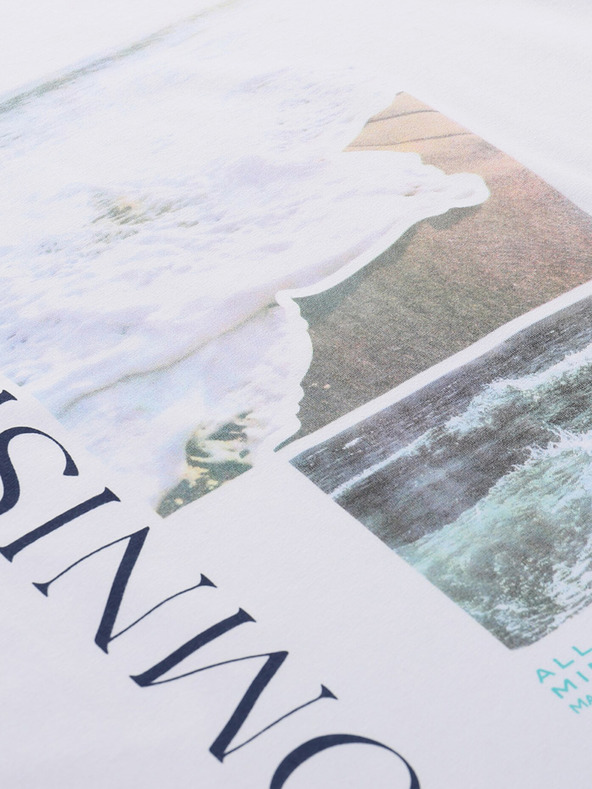 NAX Λευκό γυναικείο μπλουζάκι NAX NERGA