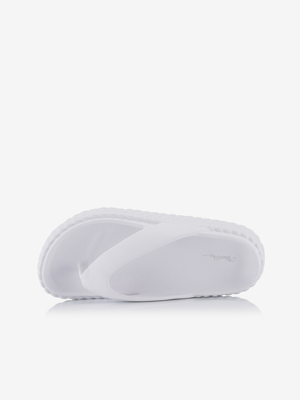 ALPINE PRO Λευκά γυναικεία σαγιονάρες ALPINE PRO Chima Flip Flops