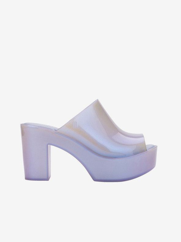 Melissa Μωβ γυναικείες παντόφλες με τακούνι Melissa Mule AD