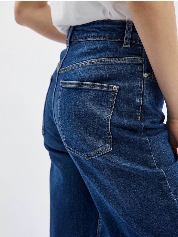 Orsay Σκούρο μπλε γυναικείο φαρδύ τζιν ORSAY