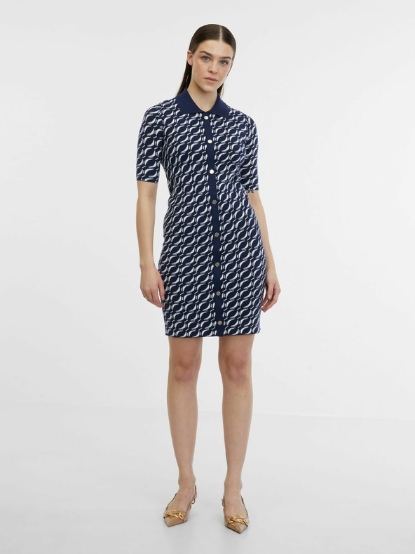 Orsay Γυναικείο μπλε σκούρο φόρεμα ORSAY