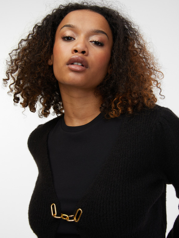 Orsay Μαύρη μάλλινη ζακέτα ORSAY