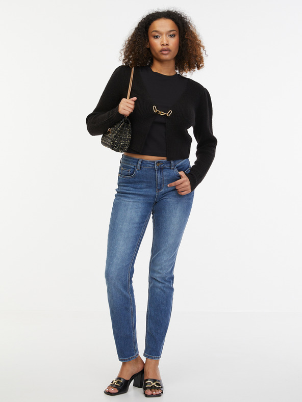 Orsay Μαύρη μάλλινη ζακέτα ORSAY