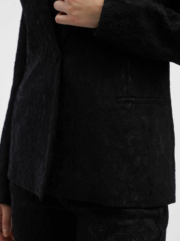 Orsay Μαύρο γυναικείο σακάκι με σχέδια ORSAY