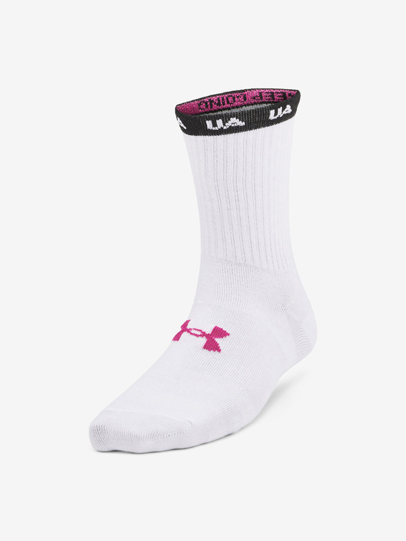 Under Armour Γυναικείες κάλτσες Under Armour UA Essential Nv Mid Crew (3 ζεύγη)