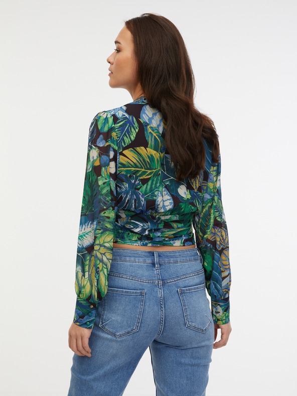 Orsay Πράσινη γυναικεία μπλούζα με σχέδιο ORSAY