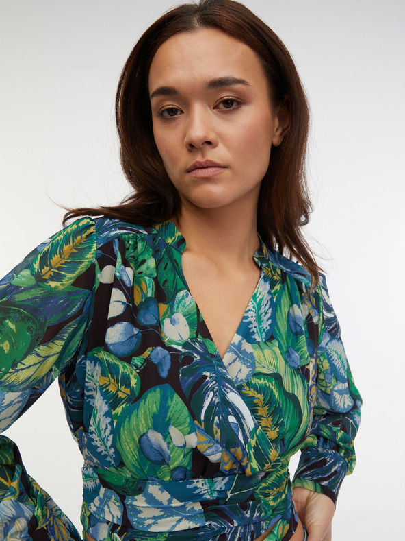 Orsay Πράσινη γυναικεία μπλούζα με σχέδιο ORSAY