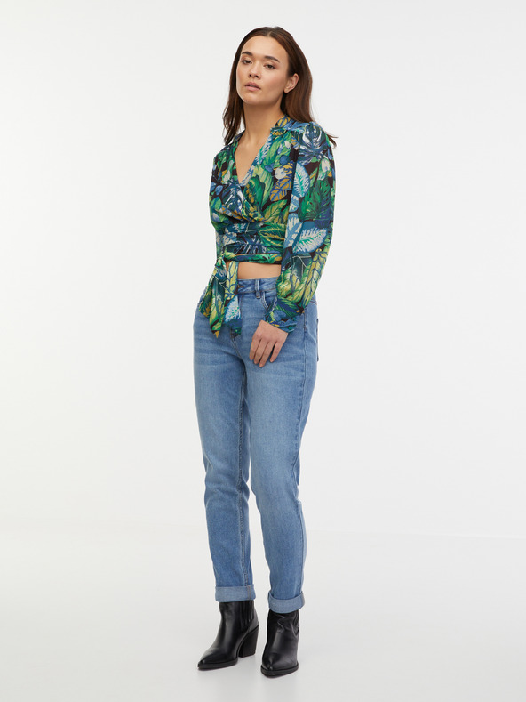 Orsay Πράσινη γυναικεία μπλούζα με σχέδιο ORSAY