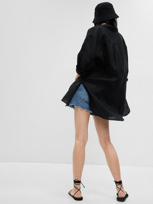 GAP Λινό μακρύ πουκάμισο GAP