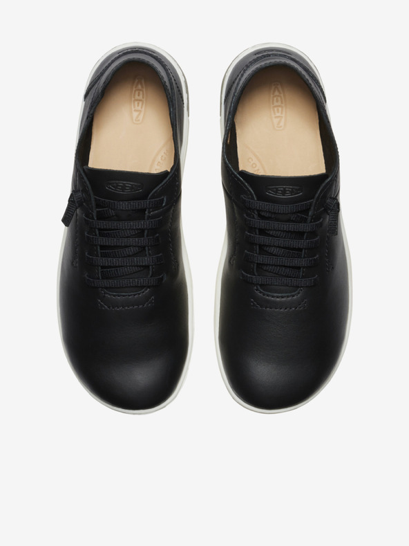 Keen Μαύρα γυναικεία δερμάτινα αθλητικά παπούτσια Keen KNX χωρίς επένδυση