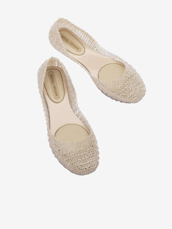Melissa Κρέμα Γυναικεία Melissa Campana Papel Brushed Ballerinas