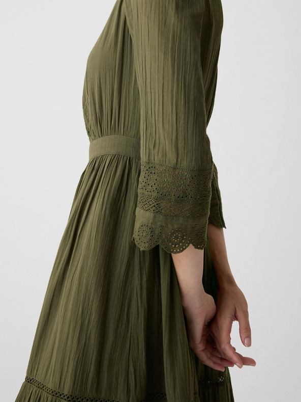 GAP Δαντελένιο midi φόρεμα GAP