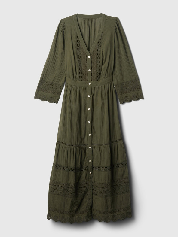 GAP Δαντελένιο midi φόρεμα GAP