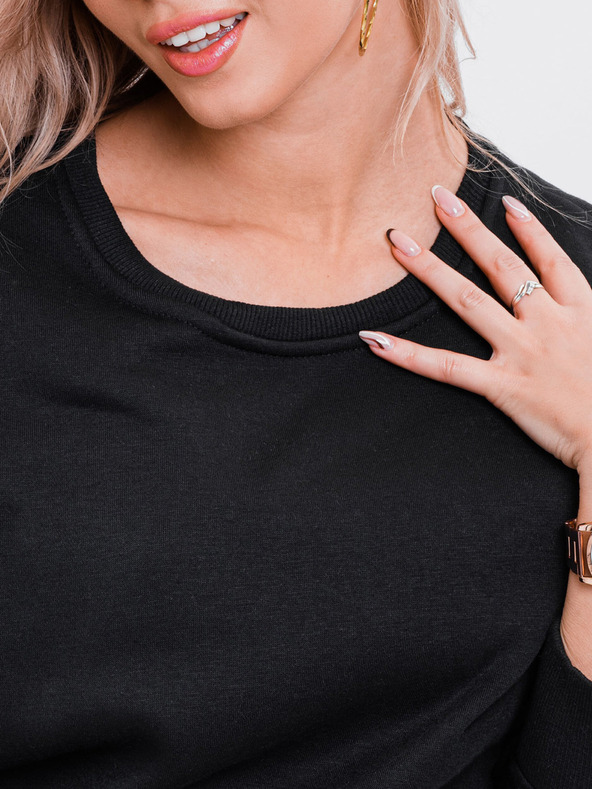 Edoti Μαύρη γυναικεία βασική μπλούζα Edoti