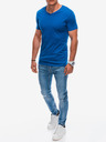 Edoti Μπλε ανδρικό βασικό μπλουζάκι Edoti
