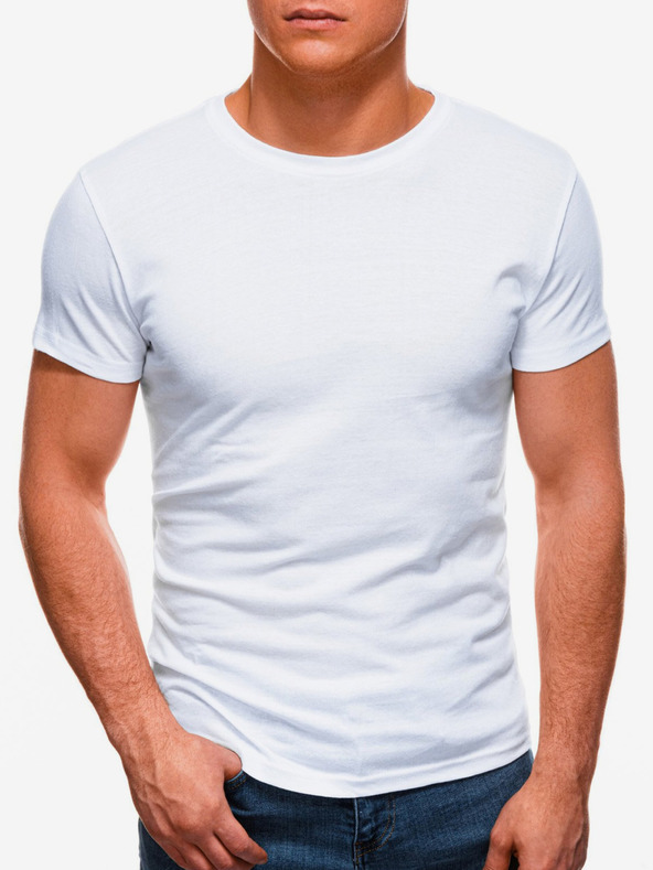 Edoti Λευκή ανδρική βασική μπλούζα Edoti