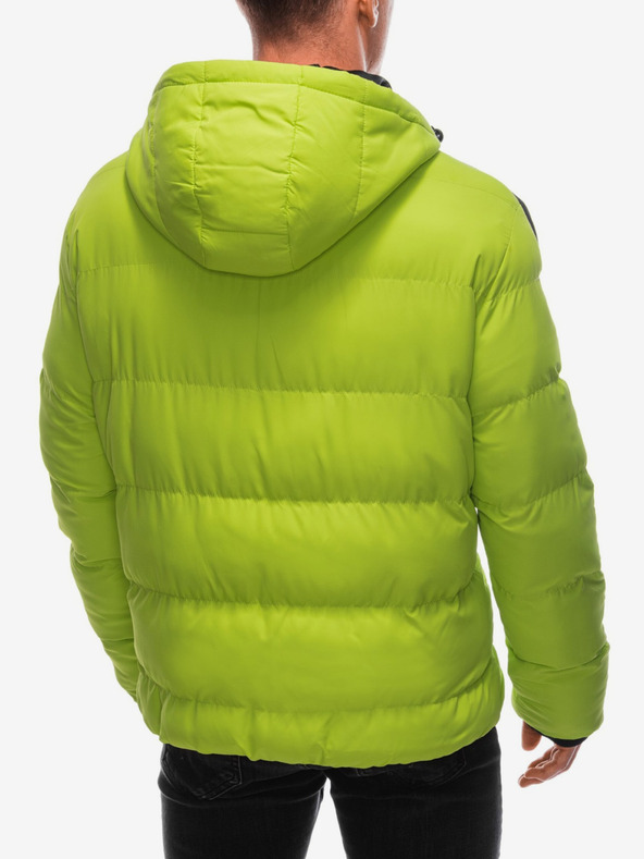 Edoti Ανοιχτό πράσινο ανδρικό χειμερινό καπιτονέ μπουφάν Edoti