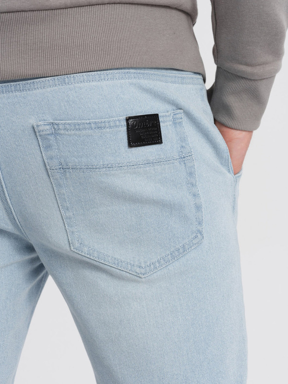 Ombre Clothing Γαλάζιο ανδρικό σκισμένο τζιν Ombre Clothing