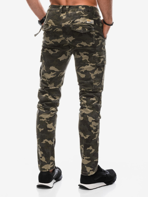 Edoti Στρατιωτικό ανδρικό παντελόνι φορτίου σε χακί χρώμα Edoti