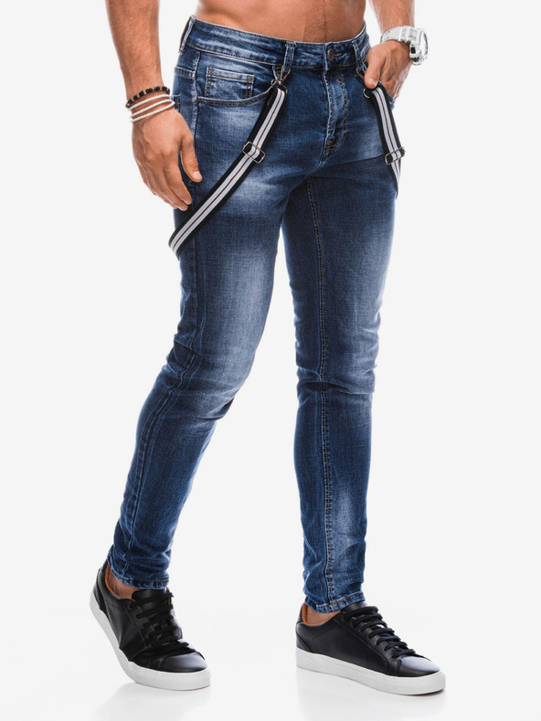 Edoti Σκούρο μπλε ανδρικό τζιν Edoti