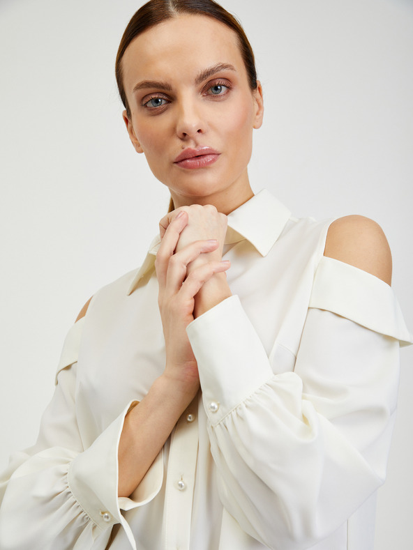 Orsay Λευκή γυναικεία μπλούζα ORSAY