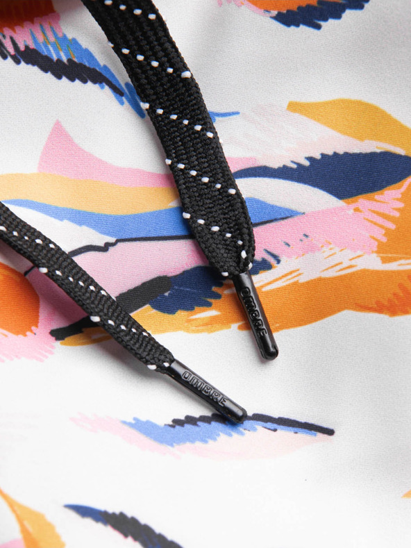 Ombre Clothing Πορτοκαλί και λευκό ανδρικό μαγιό με μοτίβο Ombre Clothing