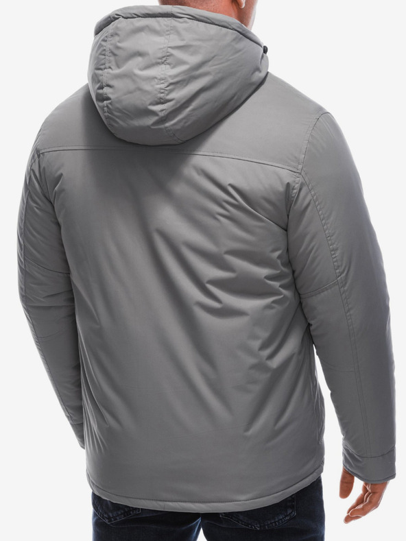 Edoti Γκρι ανδρικό χειμερινό μπουφάν Edoti